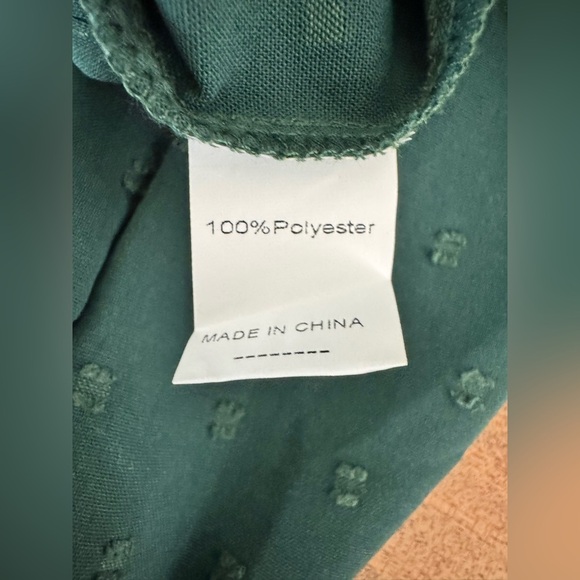 Women’s Bequemer Laden Summer V-Neck 3/4 Sleeve Blouse Swiss Dot Tunic Top - Picture 5 of 6